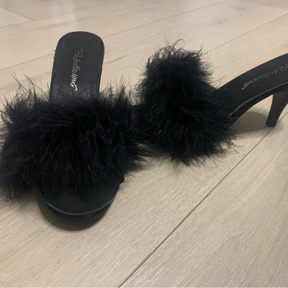 Fluffy heels